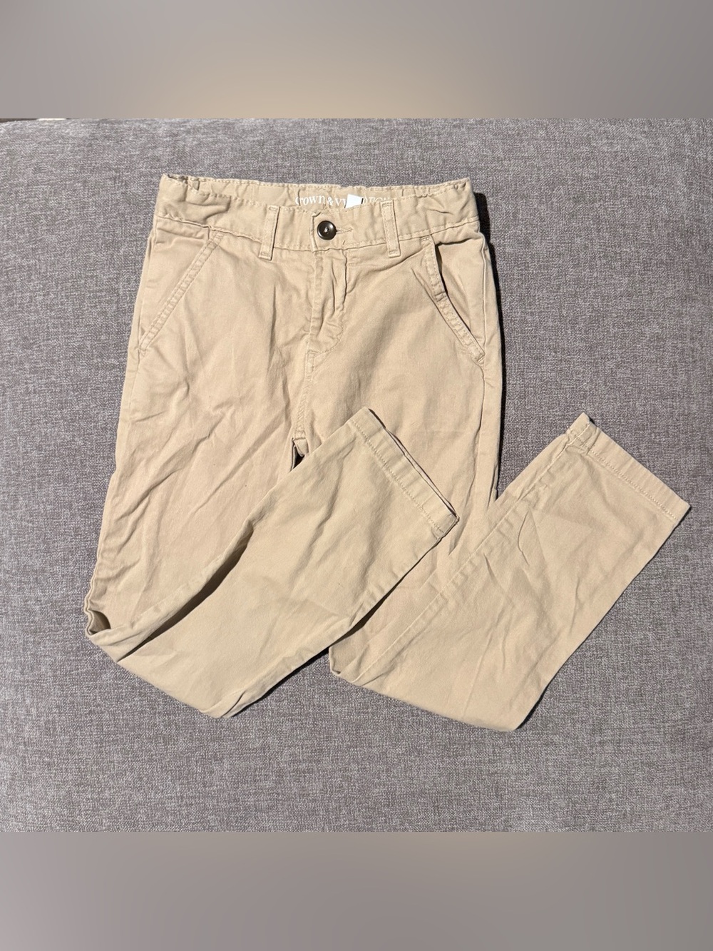 Crown & Ivy Motion Flex Boys’ Pants - Classic Straight Fit Size 10